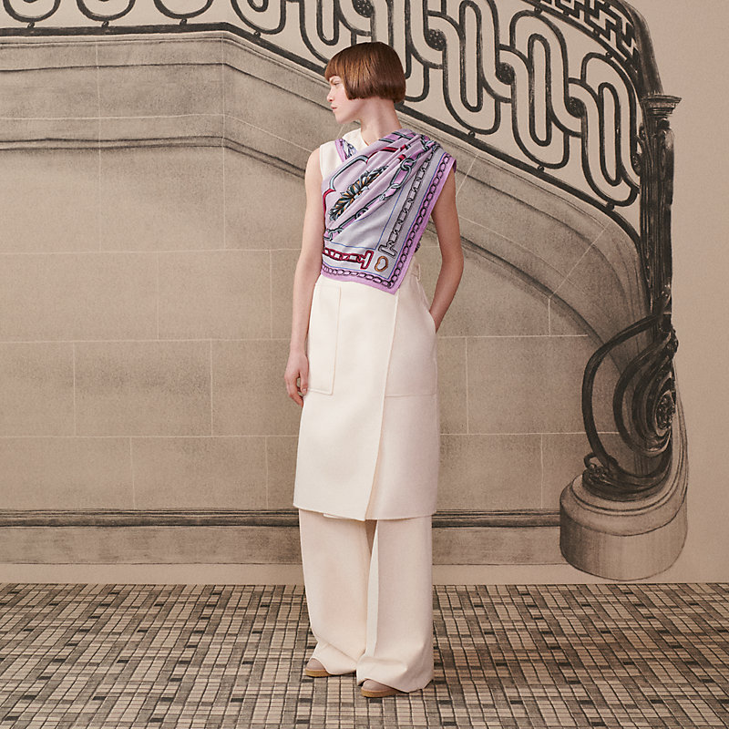 HERMES 幾何学模様パレオ HERMES 幾何学模様パレオ